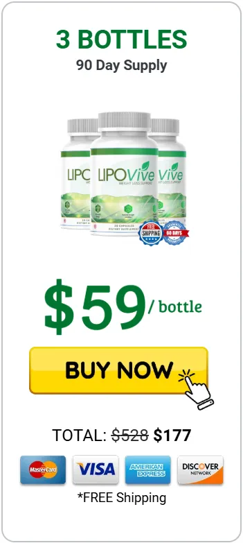 LipoVive 3 Bottle Price